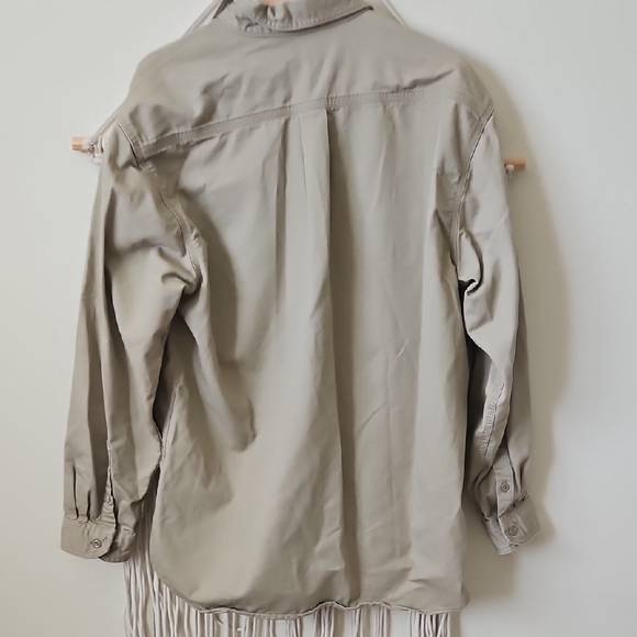 Carhartt Mens Flame-Resistant Classic Twill Shirt L - Picture 4 of 4